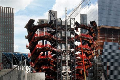 Heatherwick Studios Vessel Structure Takes Shape In New York