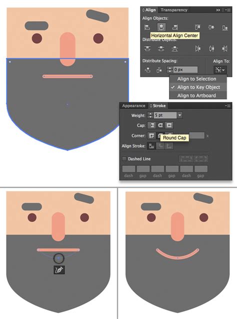 Design A Handsome Flat Hipster Character In Adobe Illustrator