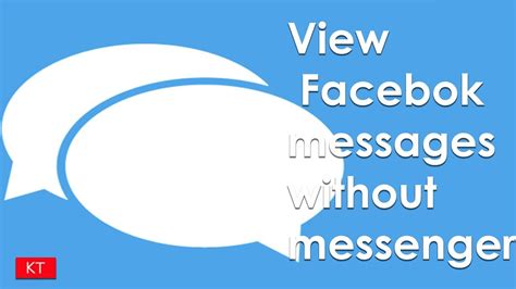 How To View Facebook Messages Without Installing Messenger In Android