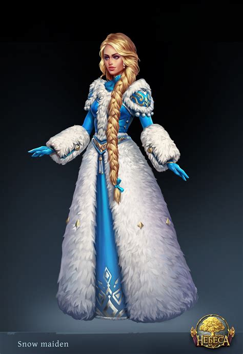 ArtStation - Snow maiden, Vlad Ovoy in 2021 | Snow maiden, Maiden