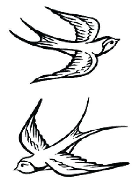 Sparrow Silhouette Tattoo At Getdrawings Free Download