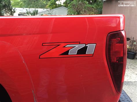 Z71 Bed Side Logo Decals Chevrolet Silverado Colorado X2 Tfb Designs
