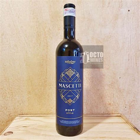 Jual Sababay Mascetti 2017 Port Style Sweet Masceti Red Wine 750 ML