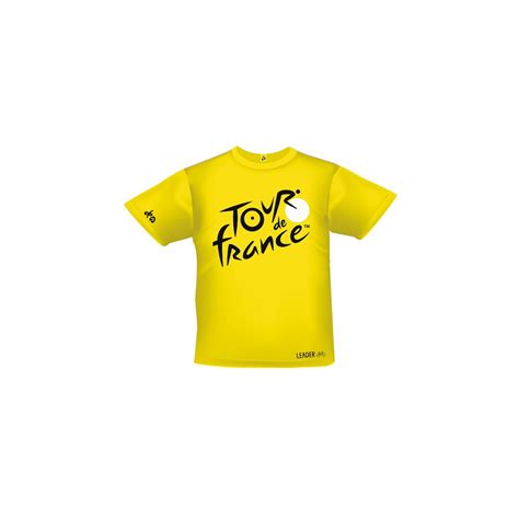 T Shirt Tour De France Logo Jaune Enfant Produit Officiel