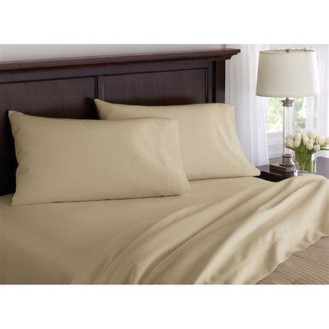 | skip to page navigation. Canopy 500-Thread Count Cotton Bedding Sheet Set Straw ...