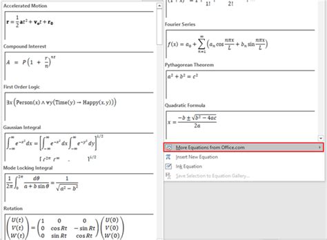 We're here to support your family! How to Insert or Write Math Equation in Microsoft Word ...