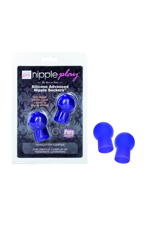 Nipple Play Silicone Advanced Nipple Suckers Purple Se2644602