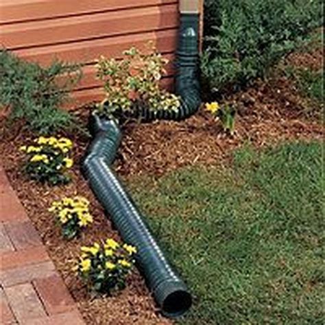 Gutter Drainage Ideas Commonly Used At Home Gutter Drainage Downspout Diverter Landscape