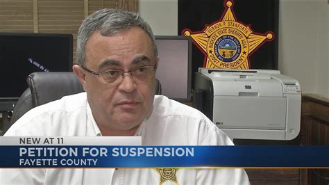 Petition Calls For Suspension Of Fayette County Sheriff YouTube
