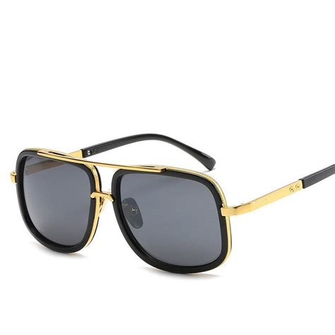 Men S Gold Sunglasses