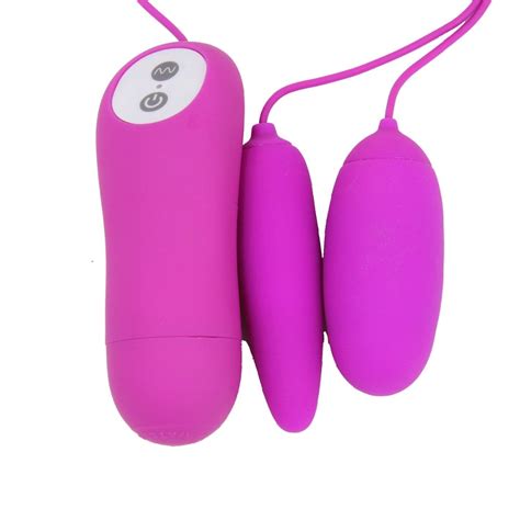 Dingye 2016 New Sex Toys Wired Double Vibrating Eggs Vibrator Massager