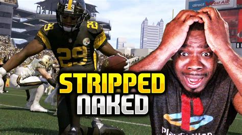 STRIPPED BOOTY HOLE NAKED TWICE Madden Madden NFL Ultimate