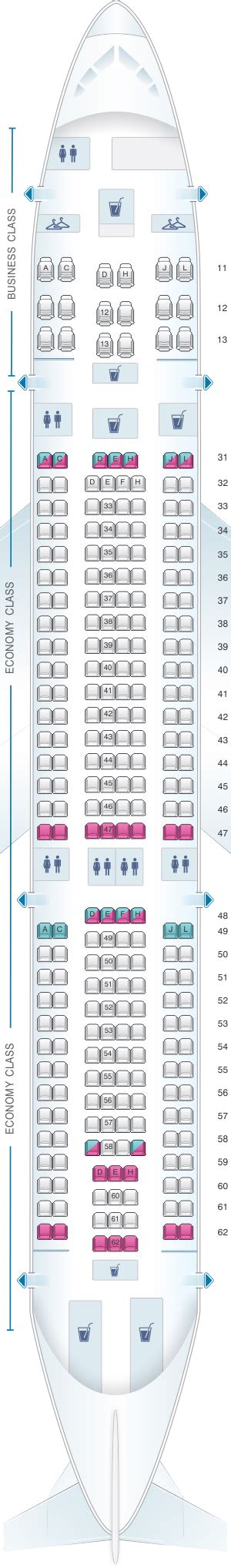 Seat Map Airberlin Airbus A330 200 Config2 Seatmaestro Images And