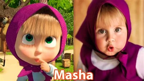 Masha And The Bear Characters In Real Life All Characters Masha And The Bear World Express