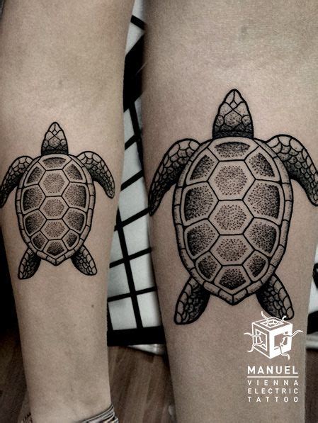 Leg Turtle Dotwork Tattoo By Vienna Electric Tattoo Sun Tattoos Body