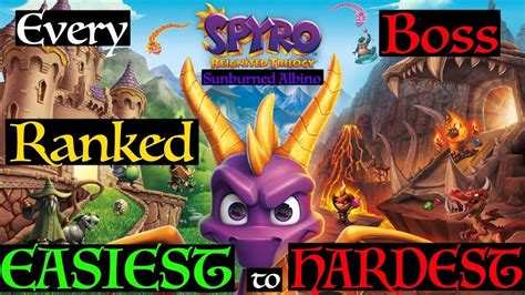 All Spyro Reignited Trilogy Bosses Ranked Easiest To Hardest Youtube