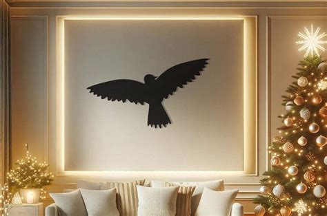 lamodahome modern bird silhouette metal wall art nature inspired home