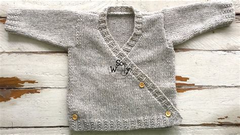 Baby Kimono Knitting Pattern Cardigan Jacket Part 1 So Woolly