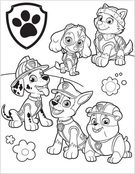 Dibujos De Paw Patrol Para Colorear Dibujos Para Paw Patrol