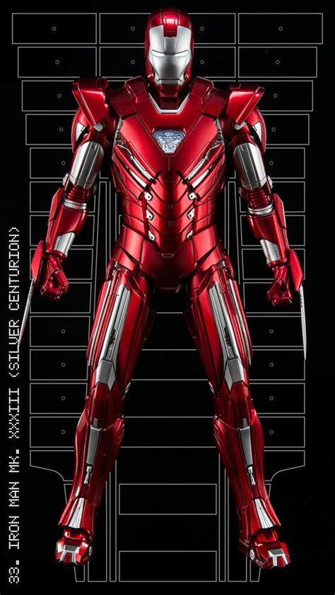 Iron Man Mark XXXIII Silver Centurion