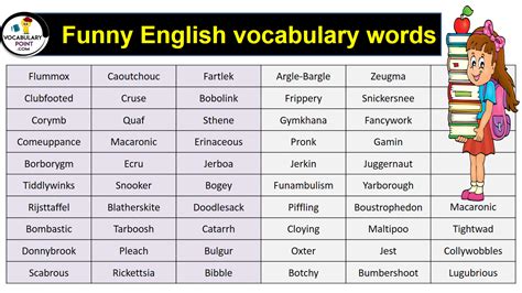 Funny English Vocabulary Word Archives Vocabulary Point