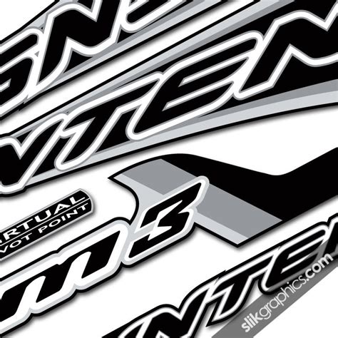 Where do you ideally see the custom stickers. Intense M3 Style Decal Kit - Slik Graphics