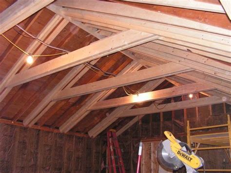 Opening Up The Attic To Increase Ceiling Height And Sense Of