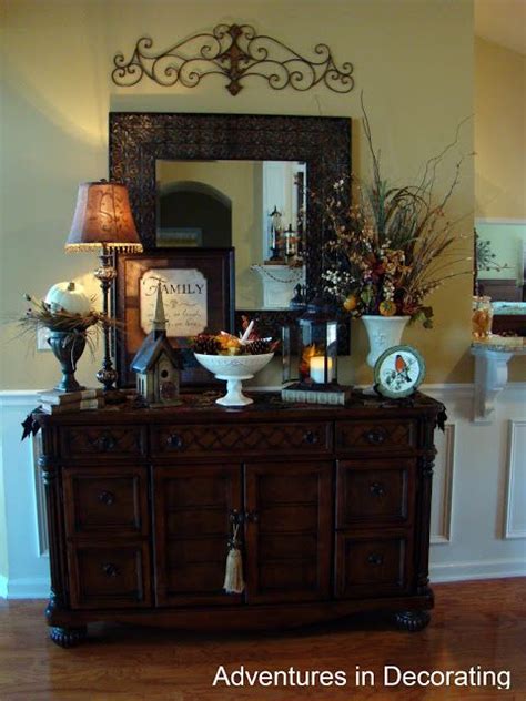 Metal Piece Above Mirror Over Buffet Love This For The Formal Dining