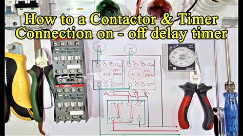 Wiring diagram a wiring diagram is a simplified conventional pictorial representation of an electrical circuit. How to a Contactor and Timer relay Connection on delay timer off delay timer, Timer relay wiring ...