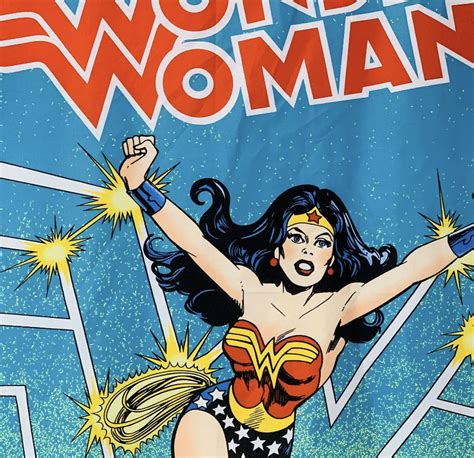 Wonder Woman Fabric Dc Comics Camelot Wonder Woman Panel 100 Cotton