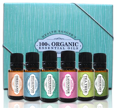 100 Organic Essential Oils T Set