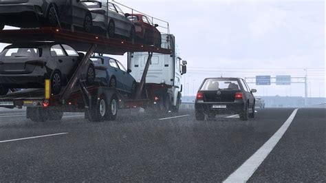 Realistic Rain V415 145 Ets2 Mods Euro Truck Simulator 2 Mods