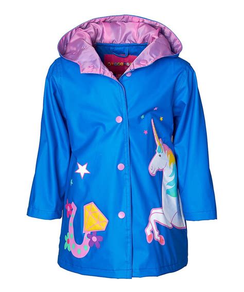 Take A Look At This Wippette Royal And Purple Unicorn Raincoat Infant