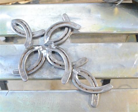 Cross From Horseshoes Welding Project Youtube