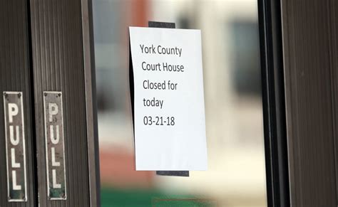 Bomb Threat Closes York County Courthouse Wednesday Morning