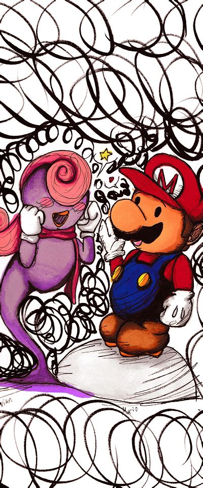 Mario And Vivian By Wintercandymints Papermario