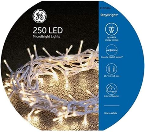 Amazon Com Ge Staybright Led Microbright Lights Ct Warm White