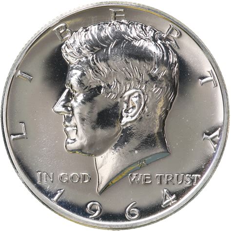 1964 Kennedy Half Dollar Gem 90 Silver Proof Coin Daves Collectible