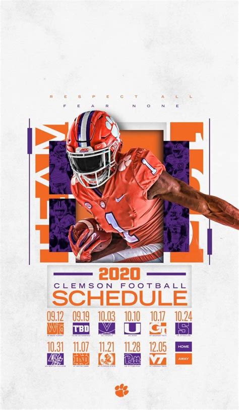 Clemson Football Schedule 2022 Printable Customize And Print