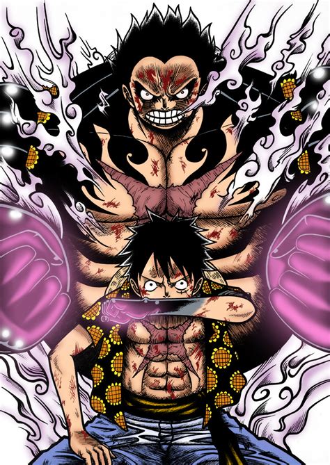 One Piece Wallpaper Luffy Gear 4 My Anime Wallpaper