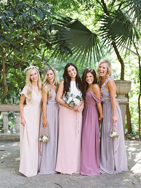 Bridal Style Revelry Affordable Colourful Mix And Match Bridesmaid