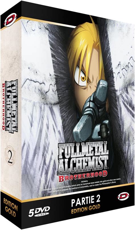 Fullmetal Alchemist Brotherhood Partie 2 Edition Gold 5 Dvd Livret