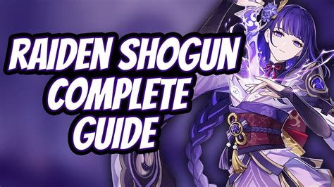 Raiden Shogun Complete Build Guide Genshin Impact Youtube Hot Sex Picture