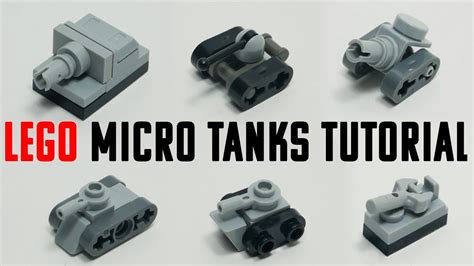 Lego Micro Tanks Tutorial Win All These Tanks Youtube
