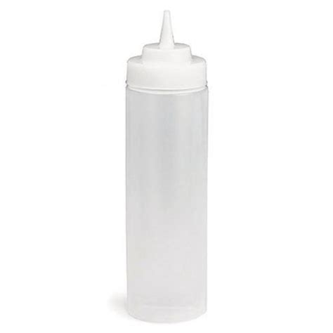 Widemouth Squeeze Bottle 12 Oz 53mm Opening Natural Cone Tip