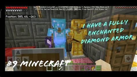 9 Minecraft Fully Enchanted Diamond Armor Youtube