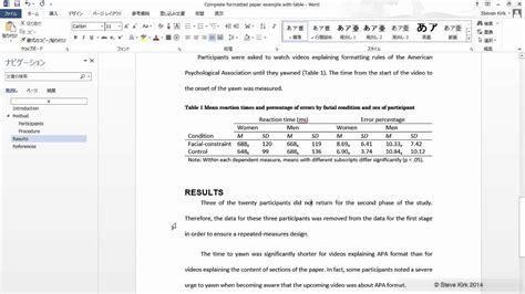 Formatting Tables And Figures In Your Research Paper Youtube