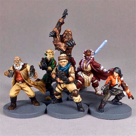 Star Wars Imperial Assault Custom Hand Painted Hero Miniatures