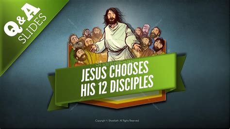 Sharefaith Media Jesus Chooses His 12 Disciples Kids Bible Story