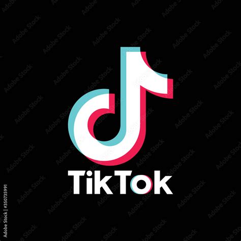 Tictok Editorial Logo Tiktok Stock イラスト Adobe Stock